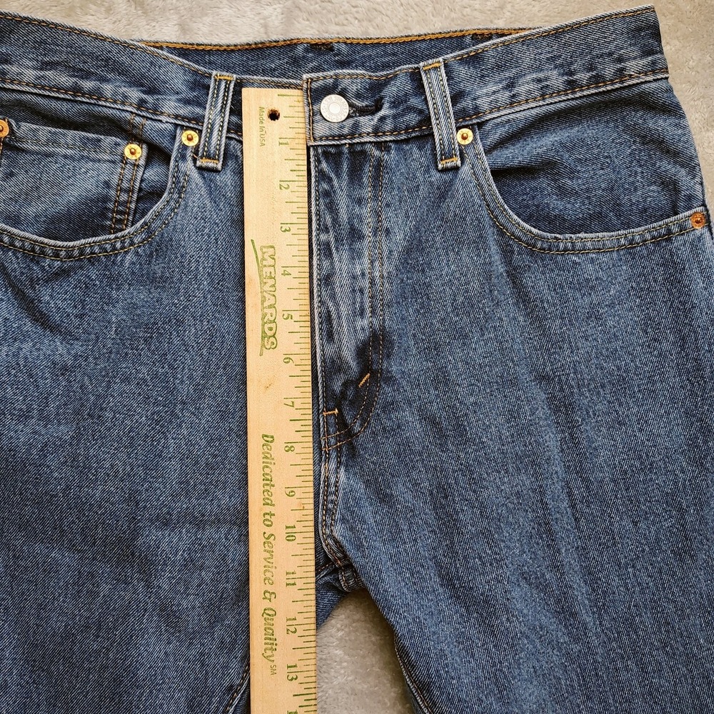 Levi's 517 Men's Jeans Blue Denim W32 L32 Straight Leg 100% Cotton - Picture 2 of 9